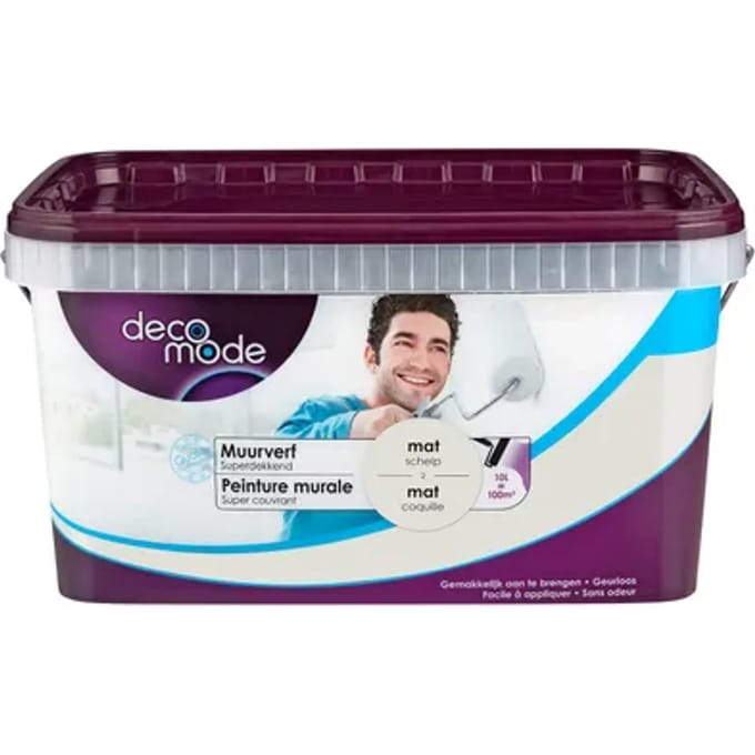 Decomode Muurverf - Mat - Schelp - 10l