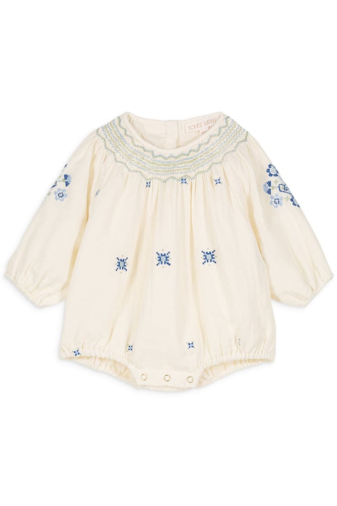 Louise Misha Rompers Ilaki Cream Größe: 3M | Hemden Outlet | kids | Weiß