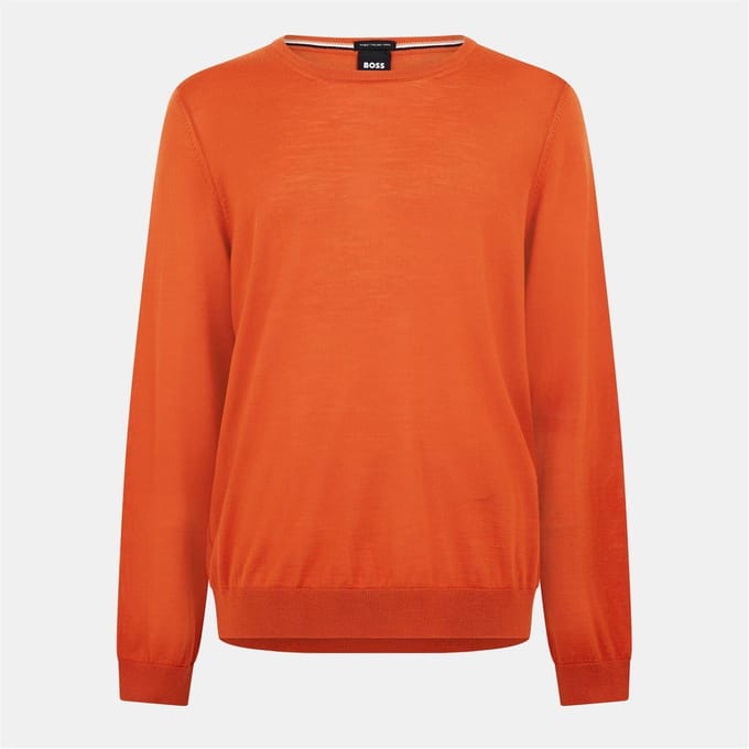 Hugo Boss Heren Leno-P Trui (Donker Oranje)