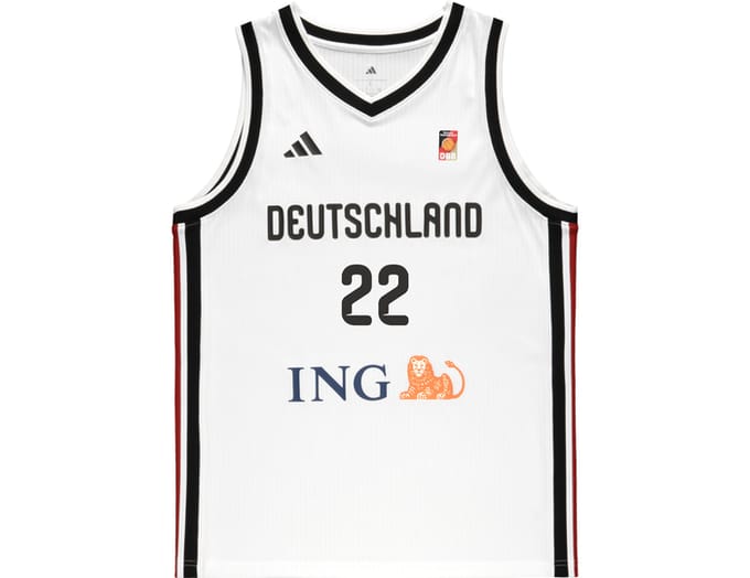 Adidas Dbb Duitsland Bessoir 22 Shirt Home 2026 Kids Wit