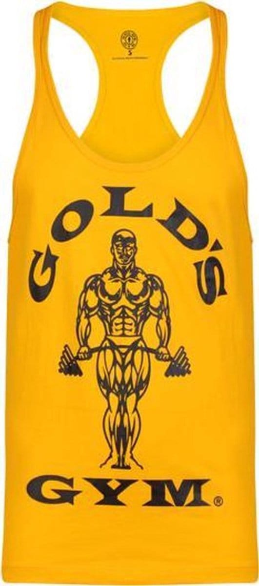GGVST003 Muscle Joe Premium String Vest - Gold - XL