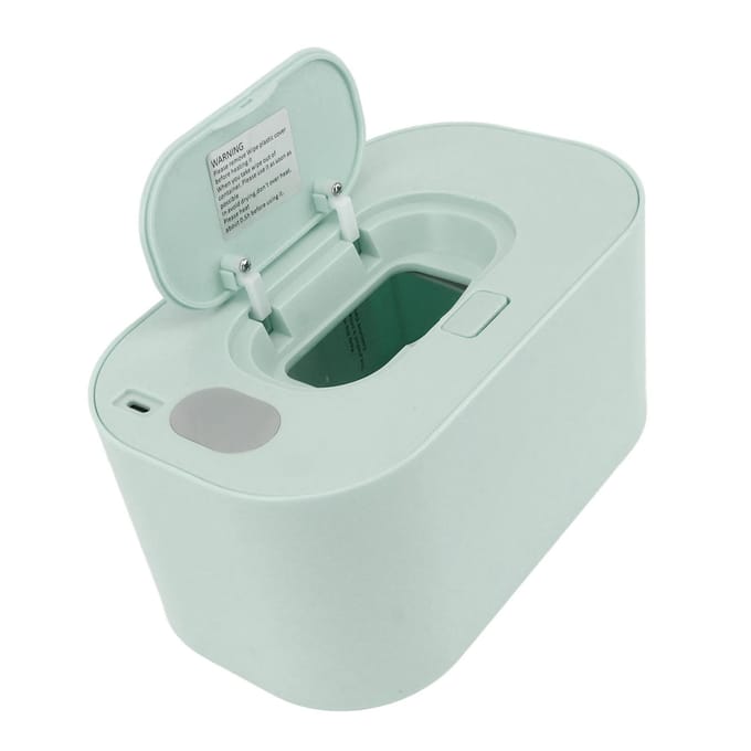 Doekjeswarmer Dispenser voor vochtige doekjes USB-gevoed Constante temperatuur Grote capaciteit met display Doekjes groen