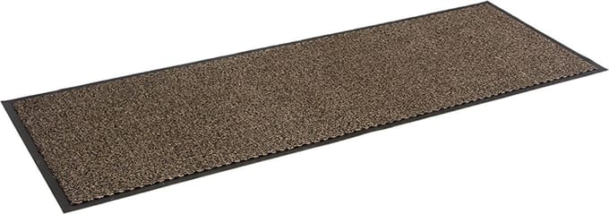 Rubbermagazijn - Deurmat voor binnen 60 x 180 cm - Bruin