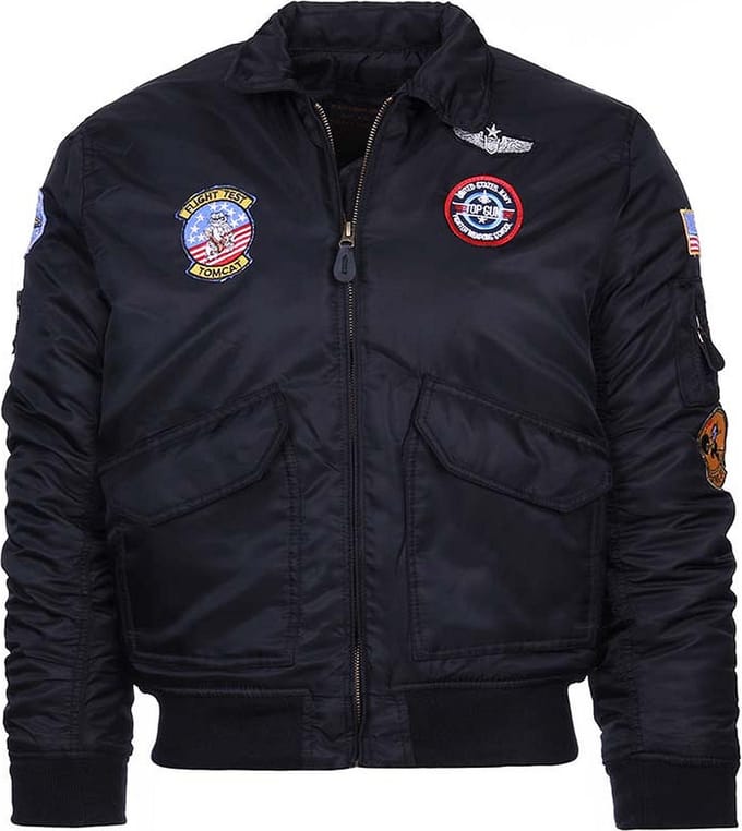 Fostex kinder CWU bomber jack zwart