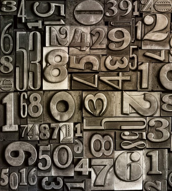Fotobehang - Typeset 225x250cm - Vliesbehang