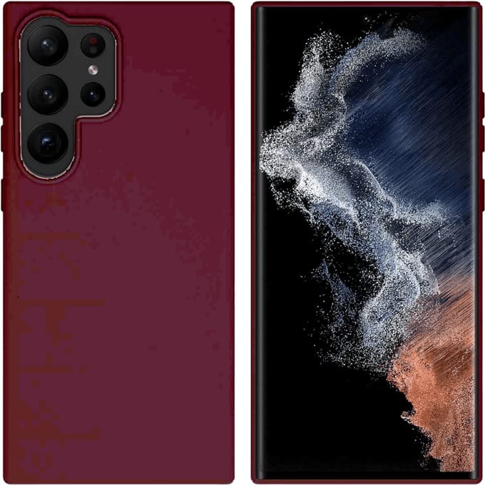 Kees Galaxy S23 Ultra Telefoonhoesje Bordeaux