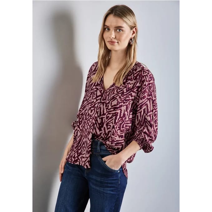 Bedrukte blouse