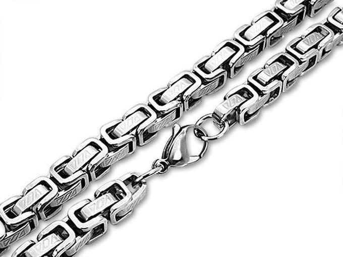 Amanto Ketting Bashar - 316L Staal - Koningsschakel - 6mm - 60cm