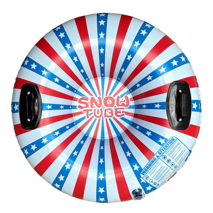 Opblaasbare skiring PVC-sledebuis Dikkere sneeuwbuis Wintersneeuwbuis met handvat Type 2 blue