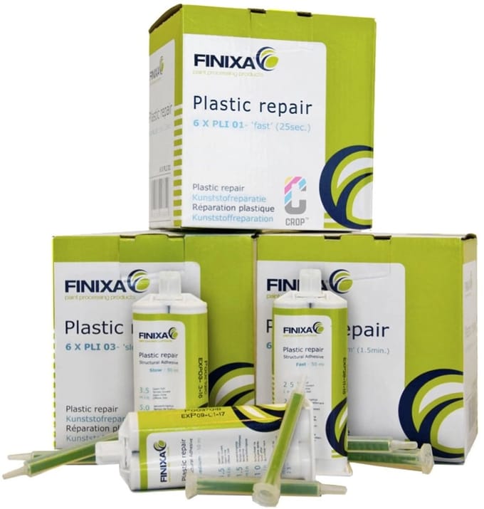 FINIXA 2K PU Kunststof Lijm 50ml - Zwart - MEDIUM