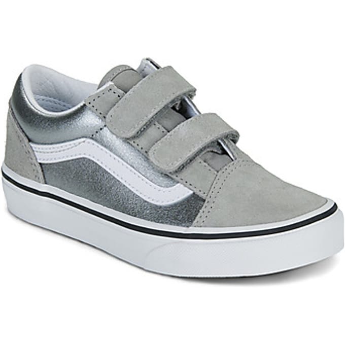 Vans  Lage Sneakers Old Skool V METALLIC SILVER