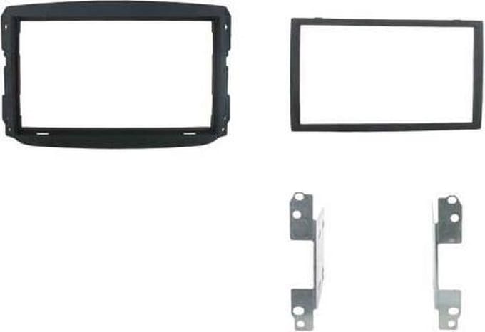 2-DIN FRAME FIAT 500 L 2012-> zwart