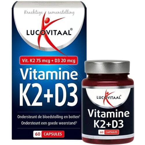 Lucovitaal Vitamine K2 + D3 60 capsules