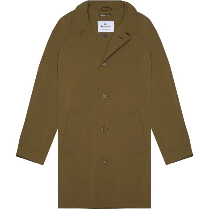 Aquascutum Active Stretch Caban Army Green-jas
