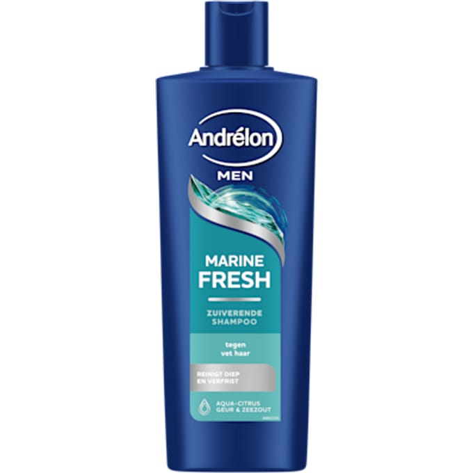 Andrélon Shampoo For Men Marine Fresh - 400 ml