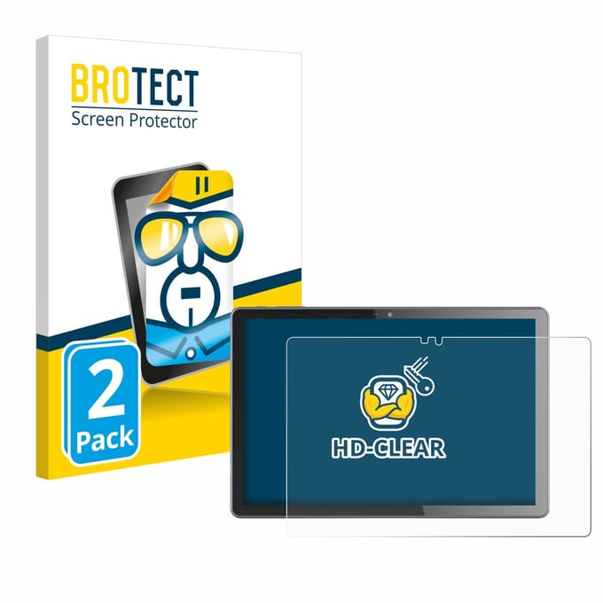BROTECT - Screenprotector voor VALE V10E-LTE - Folie Beschermfolie transparant 2 Stuks