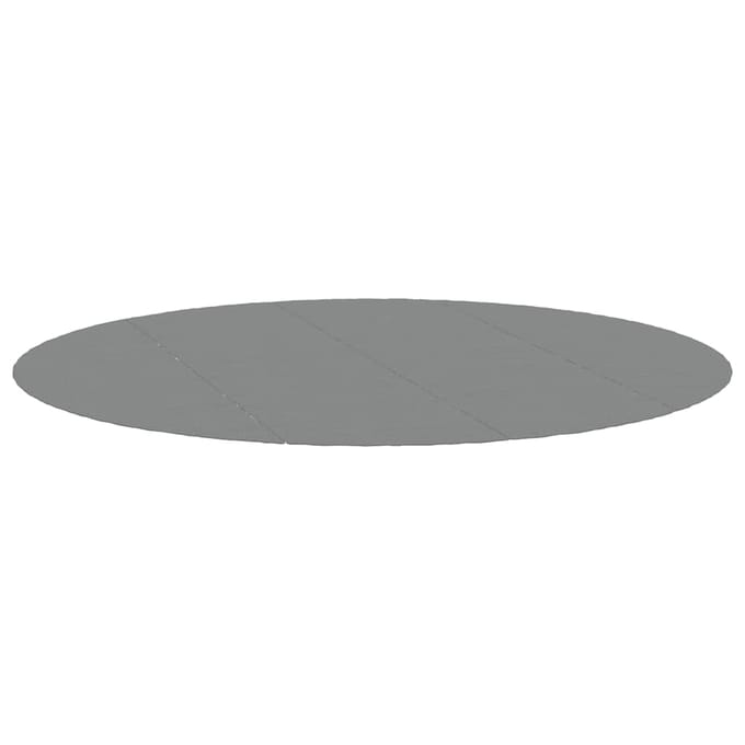 Vidaxl Tapis de Fond pour Piscine, Gris Clair, Ø428 cm, Géotextile Polyester