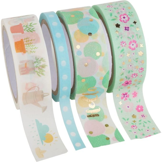 Washi Tape Set "Hot Foil Spring"