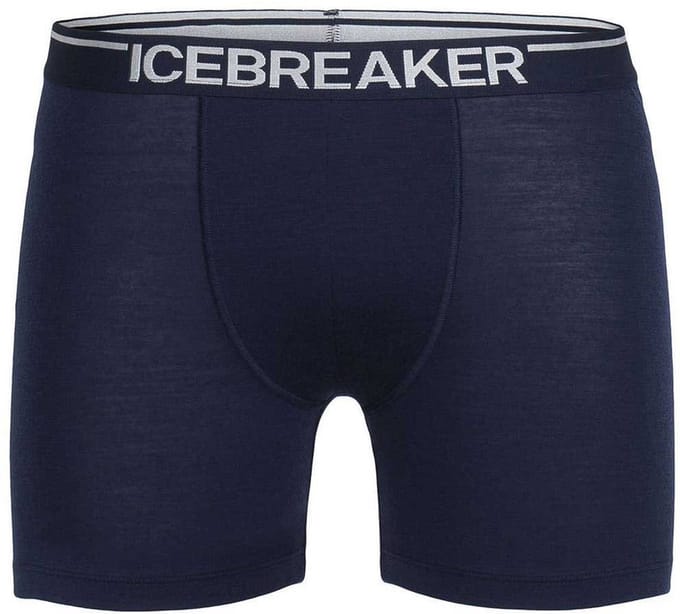 Icebreaker Anatomica Zwemboxers Heren, blauw Maat S