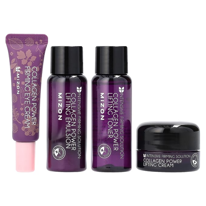 Mizon, coffret miniature de collagène, ensemble de 4 pièces black