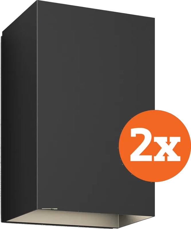 Philips Hue Resonate muurlamp White and Color zwart 2-pack