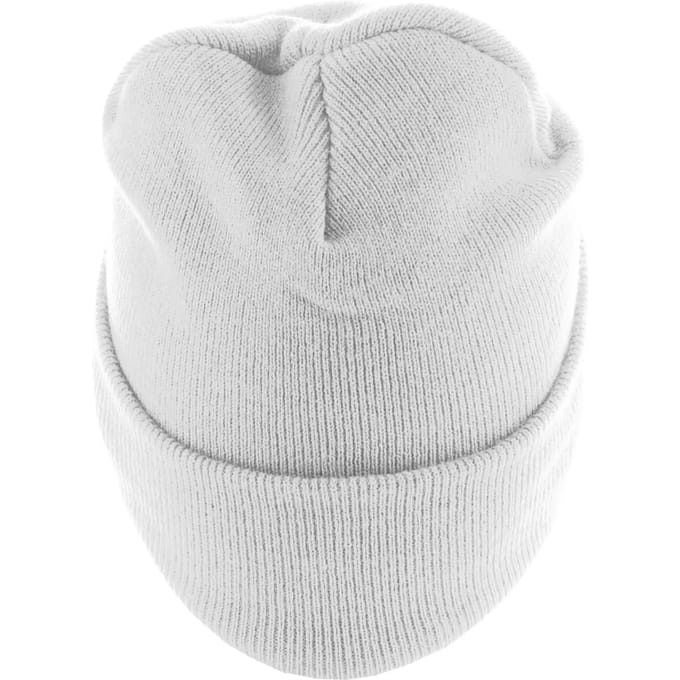 MSTRDS - Beanie Basic Flap Long Version white one size Beanie Muts - Wit