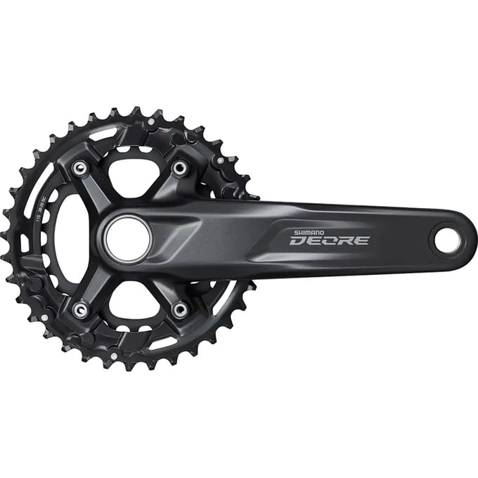 Shimano Deore M5100 96/64 Bcd Crankstel Zwart 175 mm / 36/26t