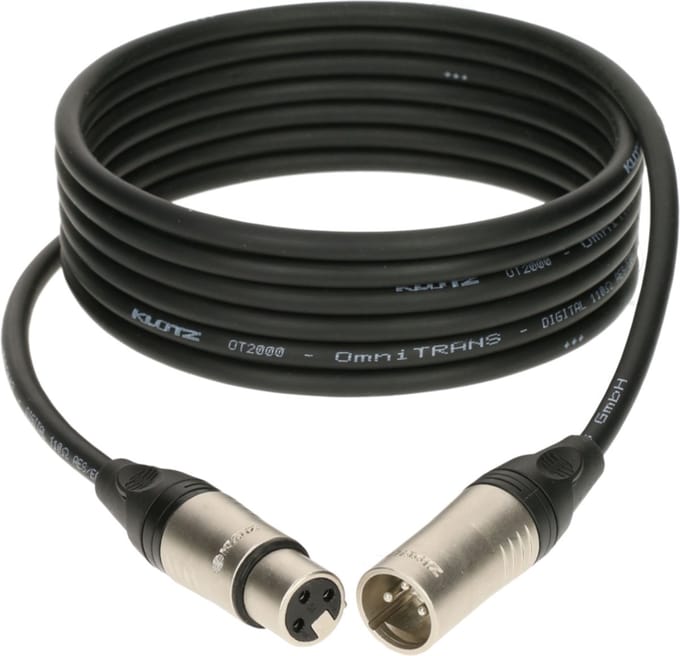 Klotz D2D-3X1K0-005 DMX Kabel 5 m - Kabel