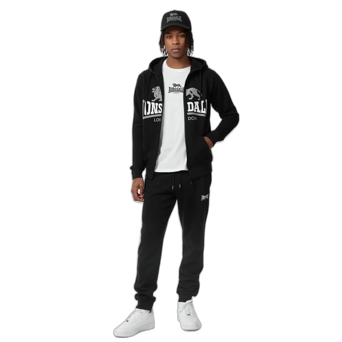 Lonsdale Heren trainingspak met capuchon regular fit YETLINGTON