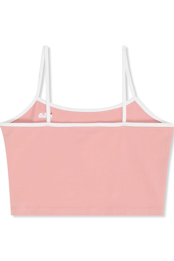 FILA Renella Cropped Spagetti Strap Top Mellow Rose Größe: M | Tanktops Outlet | Damen | Rosa