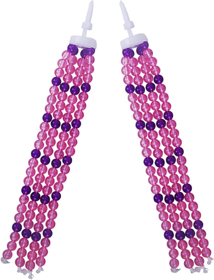 Fiets Streamers - Handvat Versieringen - Kinderfiets Decoratie - Past Op Meeste Sturen - 2 Paar - Roze