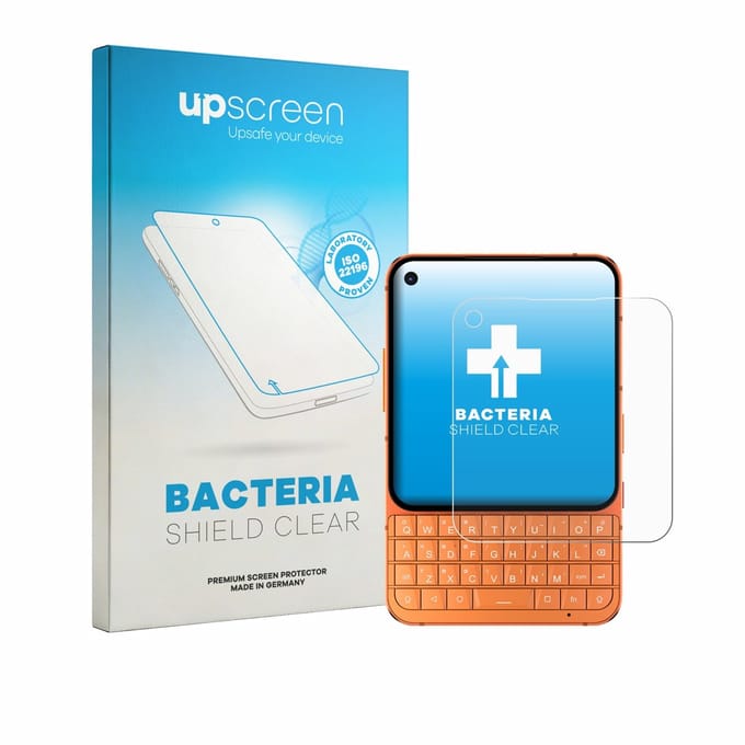upscreen - Screenprotector voor Unihertz Titan 2 Elite - Folie Beschermfolie transparant antibacterieel
