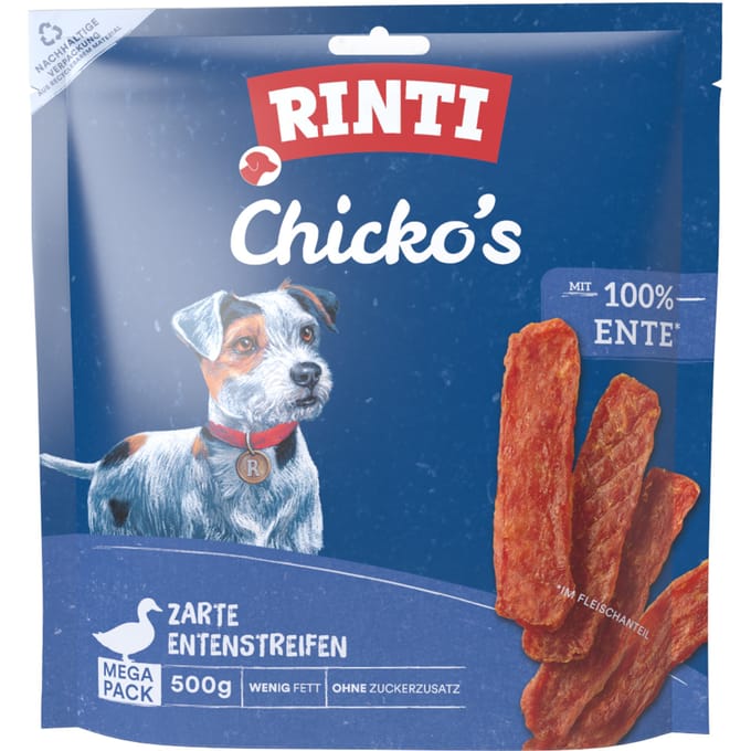 Rinti - Chicko eendenreepjes - 5x500g