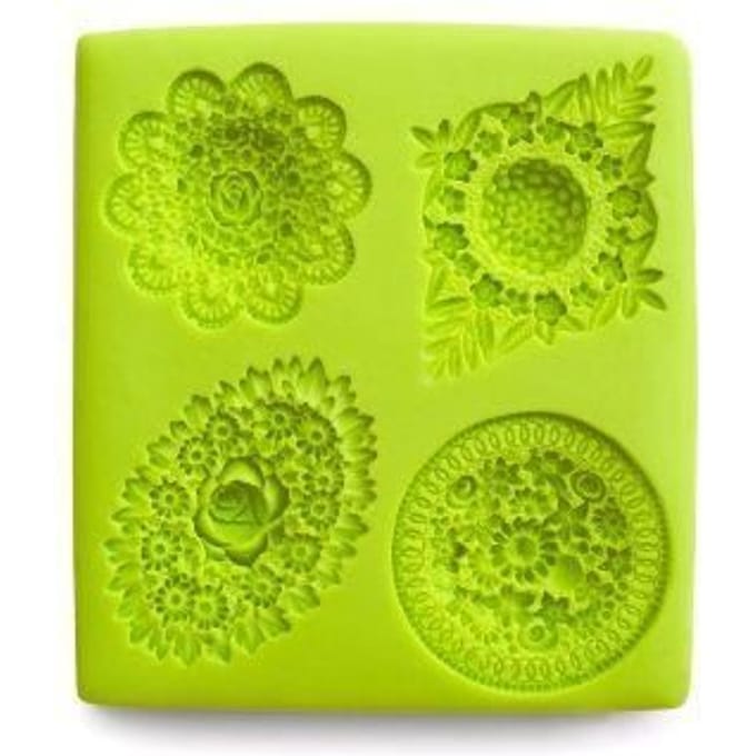 Moule 3D Fleurs - Ibili - 872203 - 100% Silicone - 10cm x 11cm - Compatible Lave-Vaisselle