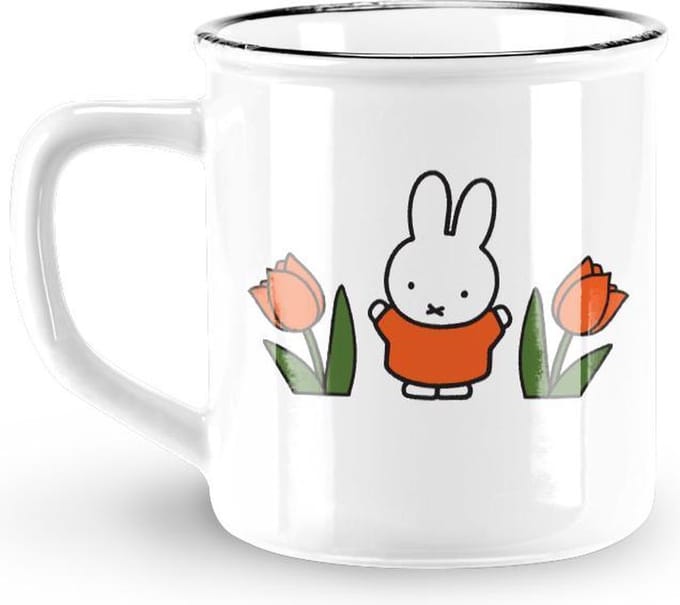 nijntje retro wit met rood mokken pakket