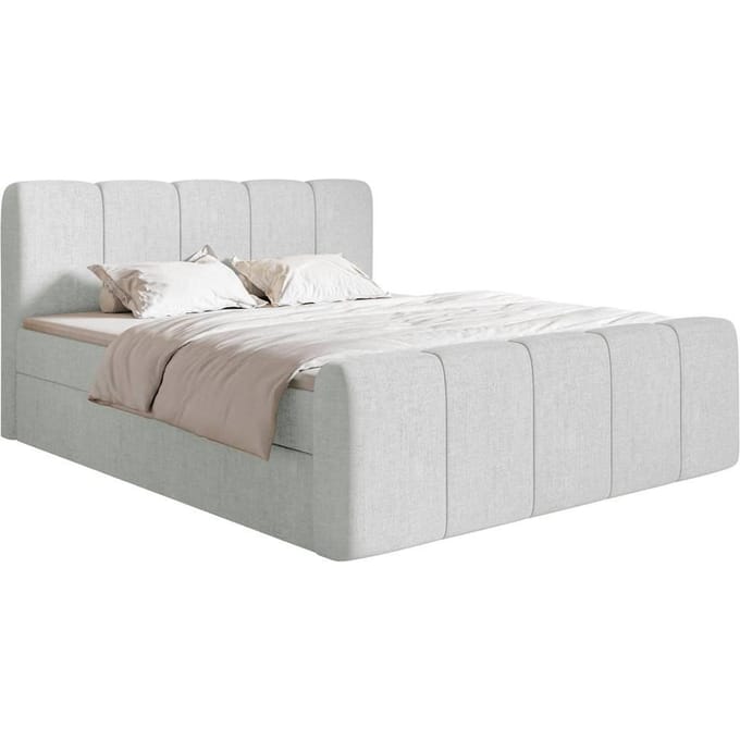 Boxspring Chloe 140x200 chenille met opbergruimte | NADUVI Collection