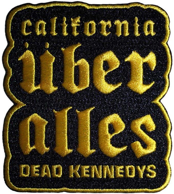 Dead Kennedys - California Uber Alles Patch - Zwart