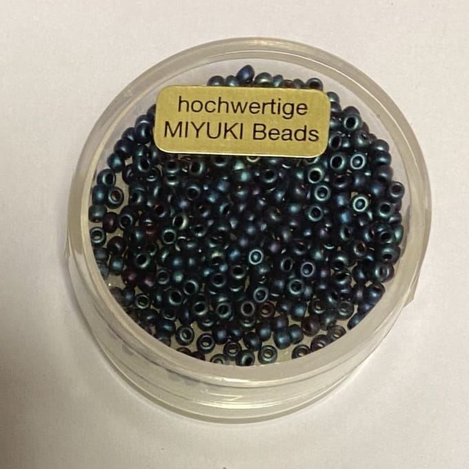 9660-514 Jap. Miyukirocailles - 2,2mm - opaque montan rainbow - 4 gram