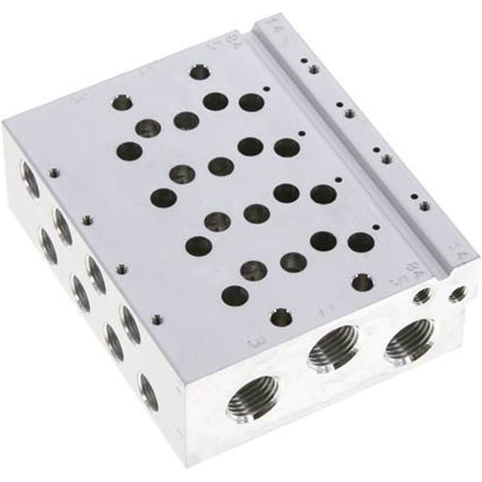 G1/8'' Manifold 4-Stations Festo 566644 VABM-L1-14W-G14-4