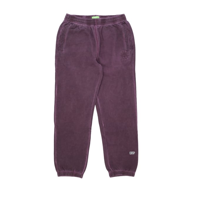 Fleece trainingspak herenbroek 12 Galaxies Faded Fleece Pant Wine