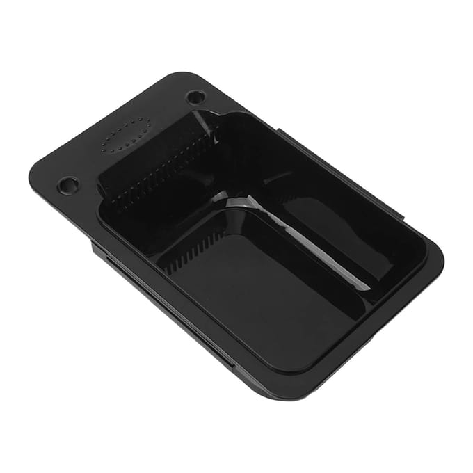 Gebakken Olie Kom Haarkleurmiddel Kleur Mengkom ABS Zwart Verfkom Gemengde Kleur Kapsalon Tool black
