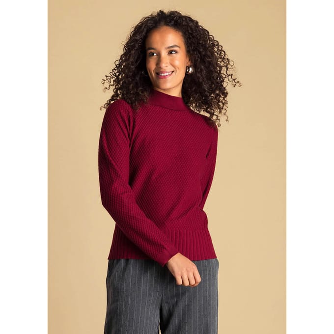 IVY BEAU Amira - Dark Red - maat 46