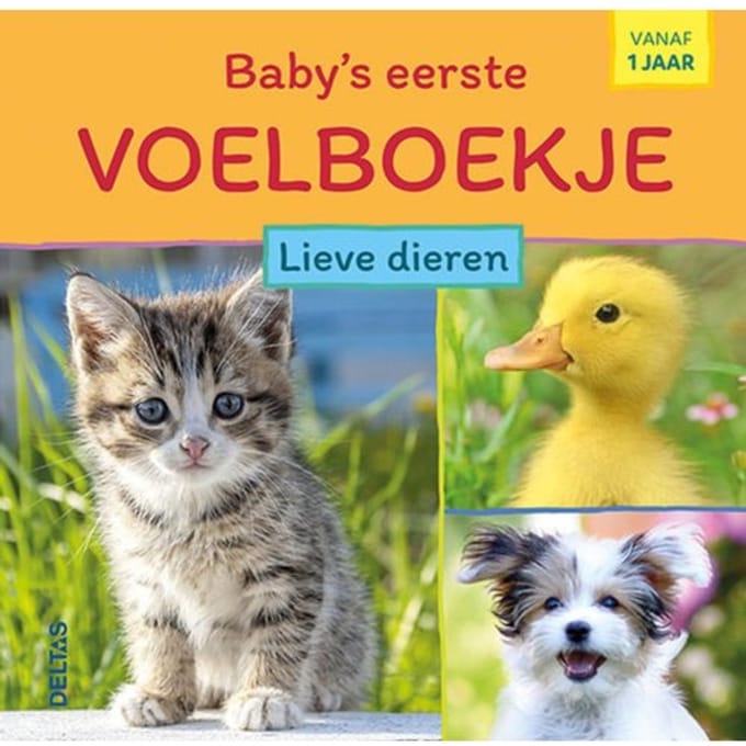 Baby's Eerste Voelboekje - Lieve Dieren
