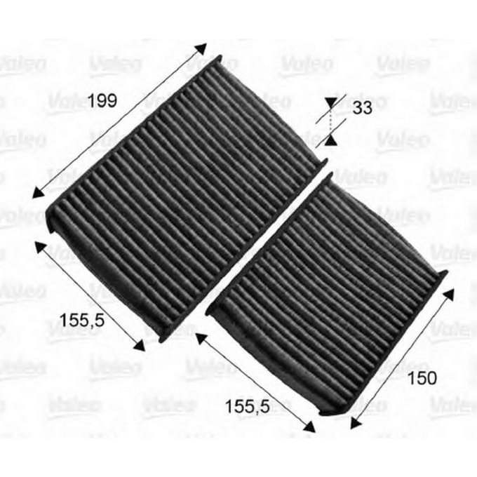 Cabinefilter VALEO PROTECT MAX VALEO 701007