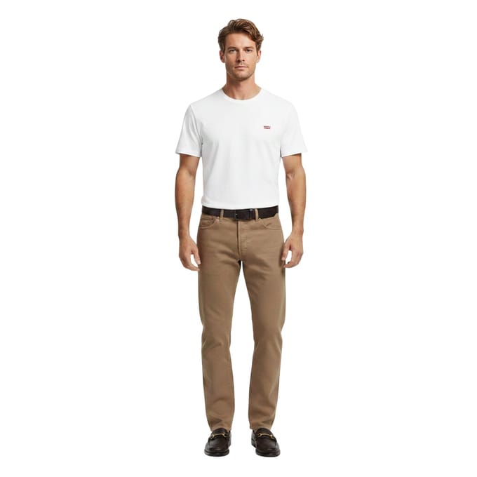 Levis 501 Original denimjeans voor heren (Geheel beige)