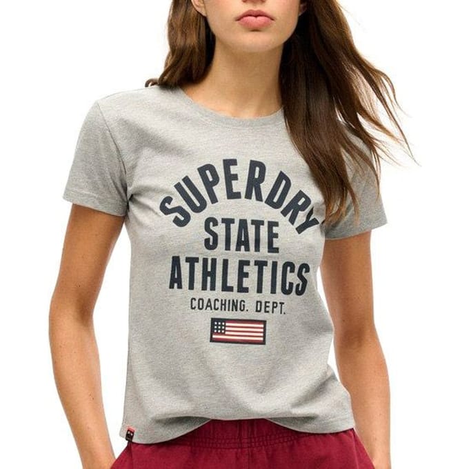Superdry Athletic Graphic Shirt Dames - Maat 12