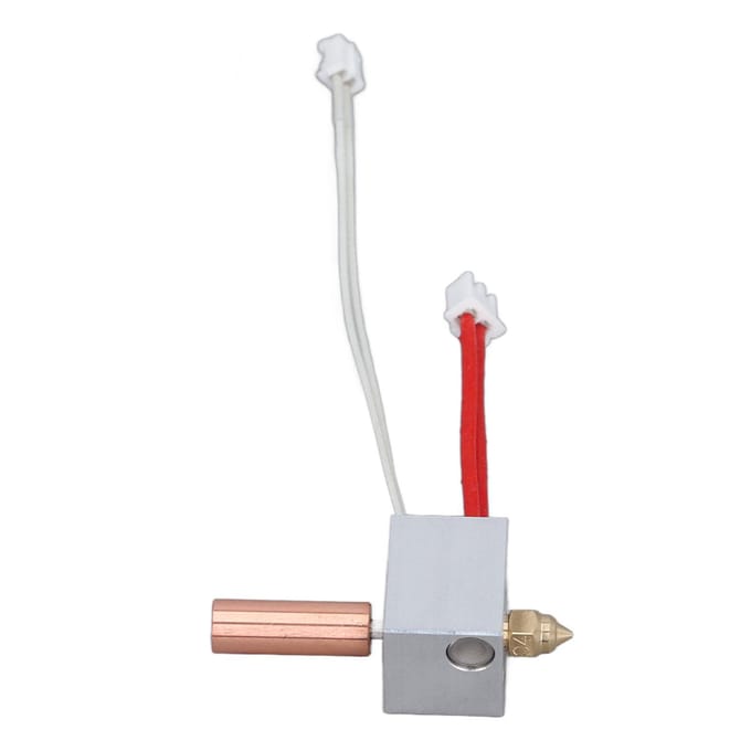 Hotend Verwarmingsblok Kit 3D Printer Extruder Hotend Verwarmingsblok Kit voor ELEGOO Neptune 4 4Pro white