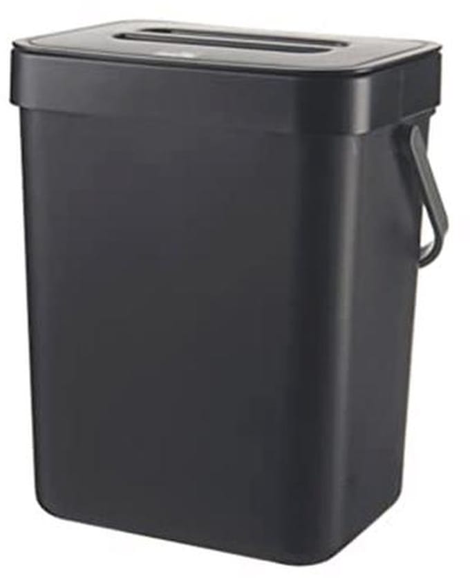 Kleine Keuken Compostbak 3L - Afvalcontainer voor Eten en Groenten met Deksel