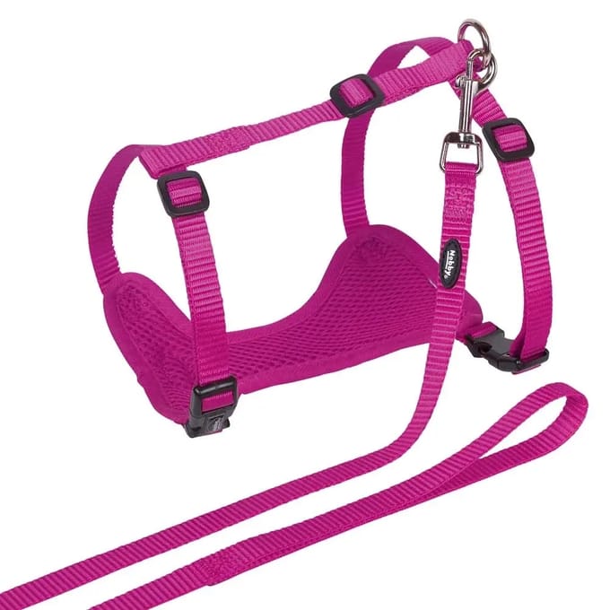 Nobby Selesæt til kat - Mesh L-XL Pink
