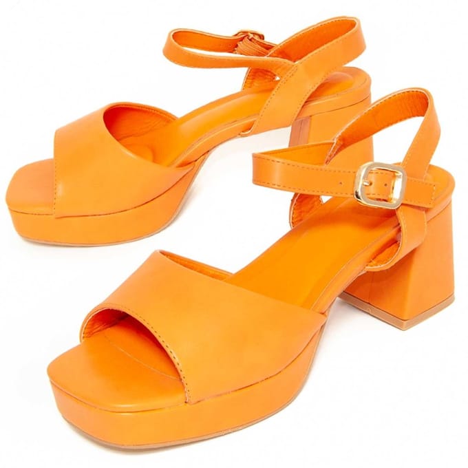 Dames Sandalen met Hak. Montevita Comodosan 105012 38 oranje